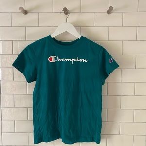Champion Teal T Shirt